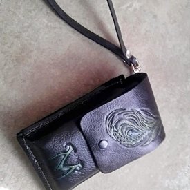Peacock Wristlet